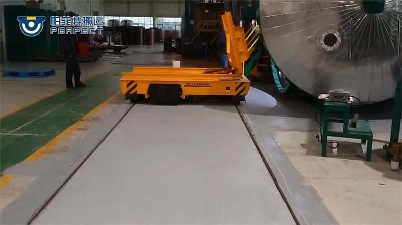 motorized die cart for tunnel construction 50t